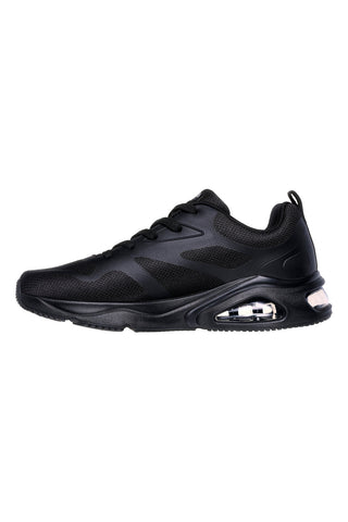 Črni športni copati s podplatom Air Cooled Memory Foam SKECHERS Tres-Air Uno - Revolution-Airy