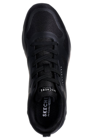 Črni športni copati s podplatom Air Cooled Memory Foam SKECHERS Tres-Air Uno - Revolution-Airy