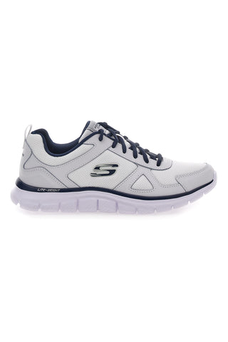 Zelene športne čevlje z usnjenim in mrežastim zgornjim delom SKECHERS TRACK