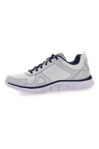 Zelene športne čevlje z usnjenim in mrežastim zgornjim delom SKECHERS TRACK