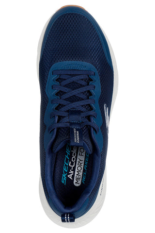 Navy superge s podplatom iz spominske pene Skechers Edgeride - Rekze
