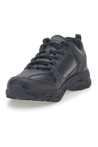 Črni čevlji za tek v naravi z usnjenim zgornjim delom SKECHERS Relaxed Fit: Oak Canyon - Redwick