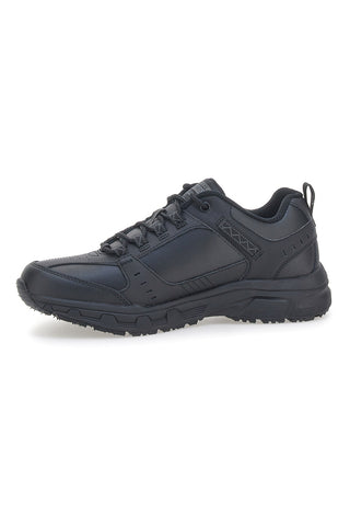 Črni čevlji za tek v naravi z usnjenim zgornjim delom SKECHERS Relaxed Fit: Oak Canyon - Redwick