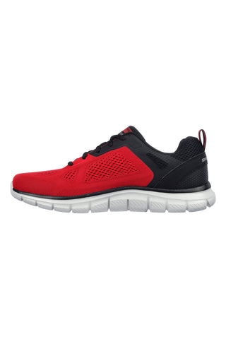 Rdeči veganski športni čevlji SKECHERS TRACK BROADER