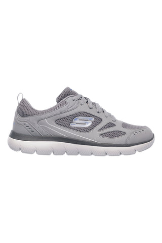Sive športne čevlje z usnjenim zgornjim delom Skechers SUMMITS SOUTH RIM