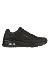 Črni športni copati s širokim podplatom in vložkom Air Cooled Memory Foam SKECHERS Uno - Stand On Air