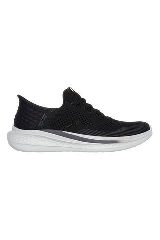 Veganske črne in bele superge Skechers Slip-ins Relaxed Fit: Slade - Ocon