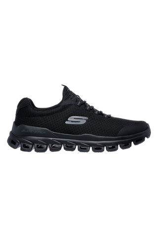 Črni veganski superge s podplatom z blaženjem Skechers GLIDE-STEP SYLO
