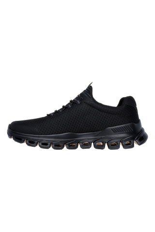 Črni veganski superge s podplatom z blaženjem Skechers GLIDE-STEP SYLO