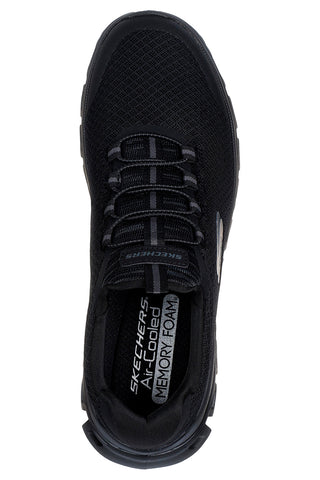Črni veganski superge s podplatom z blaženjem Skechers GLIDE-STEP SYLO