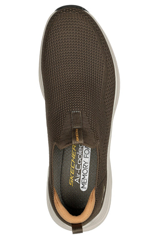 Superge Slip-On Olive Green Skechers VAPOR FOAM COVERT