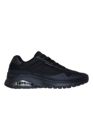 Črni superge z mrežastim zgornjim delom SKECHERS UNO FLEX SPRING ON AIR