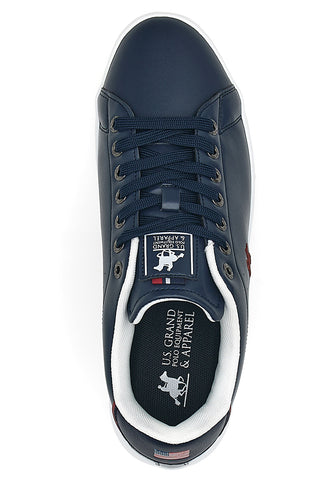 Modri superge z rdečim logotipom na strani U.S. POLO CLUB EMPIRE LTX