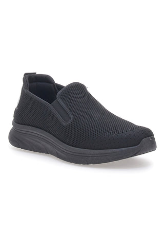 Črni slip-on superge z mrežastim zgornjim delom CANGURO CA1232