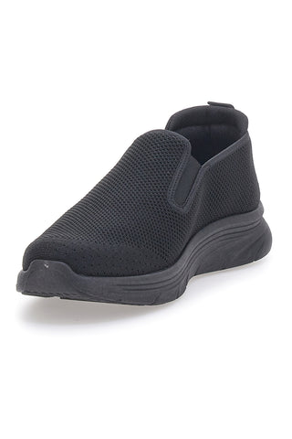 Črni slip-on superge z mrežastim zgornjim delom CANGURO CA1232