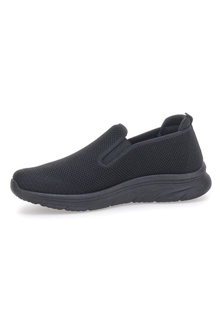 Črni slip-on superge z mrežastim zgornjim delom CANGURO CA1232