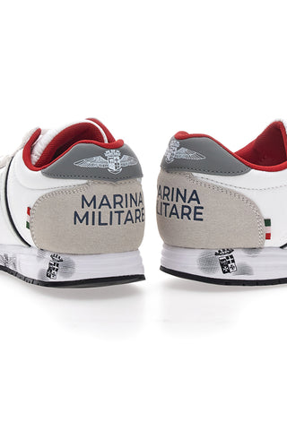 Sive in bele superge z vezalkami Marina Militare MM255