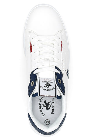 Bele čevlje z modrimi detajli BEVERLY HILLS POLO CLUB BHM514010