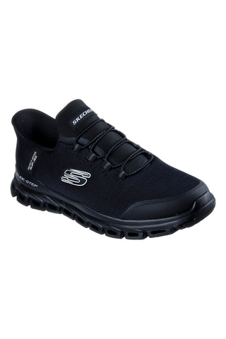 Črni zračni slip-on superge z Memory Foam Skechers GLIDE-STEP ZEFYR