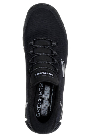 Črni zračni slip-on superge z Memory Foam Skechers GLIDE-STEP ZEFYR
