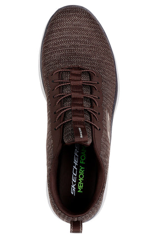 Rjavi pleteni športni copati z Memory Foam Skechers Summits - Sorenz