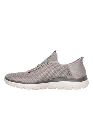 Veganske superge v barvi taupe s spominsko peno Skechers Summits High Range