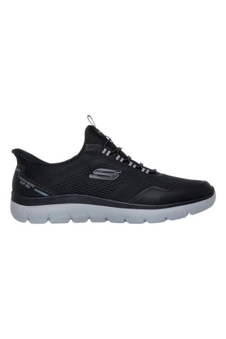Črni veganski slip-on čevlji s podplatom Skechers Summits Top Rate