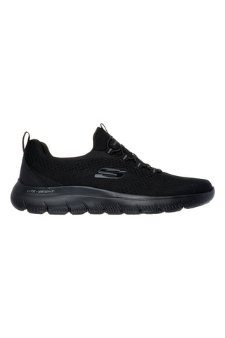 Črni pleteni športni copati z memory peno Skechers Summits Tallo