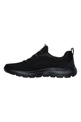 Črni pleteni športni copati z memory peno Skechers Summits Tallo