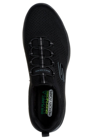 Črni pleteni športni copati z memory peno Skechers Summits Tallo