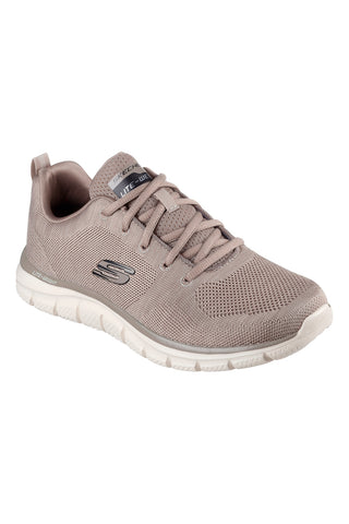 Bež superge iz dihalne mrežaste tkanine z vložkom Memory Foam Skechers Track Front Runner