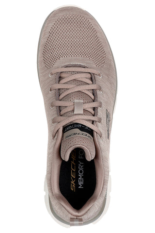 Bež superge iz dihalne mrežaste tkanine z vložkom Memory Foam Skechers Track Front Runner