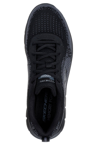 Lahke črne mrežaste superge Skechers Track Glendor