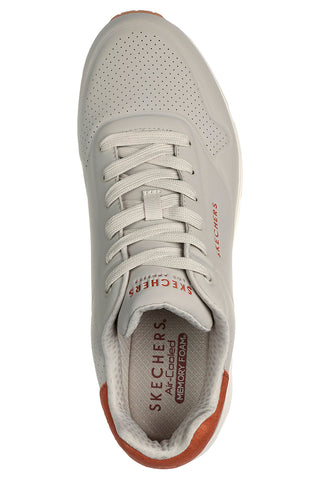 Sive superge z blaženim podplatom Air-Cooled Memory Foam Skechers Uno Suited On Air