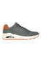 Olive zeleni superge z blaženim podplatom Air-Cooled Memory Foam Skechers Uno Suited On Air
