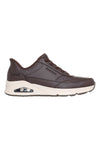 Rjavi superge z zgornjim delom iz duraleatherja in Slip-ins Skechers Uno Banksia Luxe