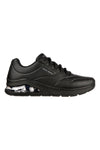 Črni superge iz duraleatherja s podplatom z blaženjem Skechers UNO 2 AIR AROUND YOU