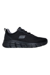 Črni športni čevlji z dihalno podlogo Skechers Bobs B Flex Icy Edge