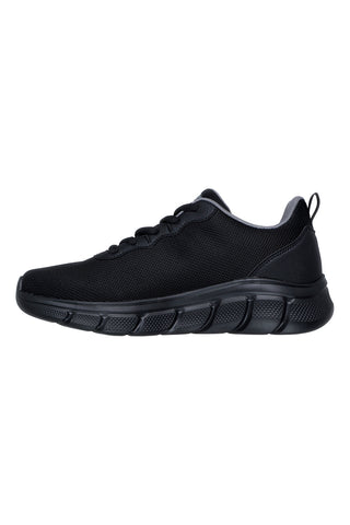 Črni športni čevlji z dihalno podlogo Skechers Bobs B Flex Icy Edge