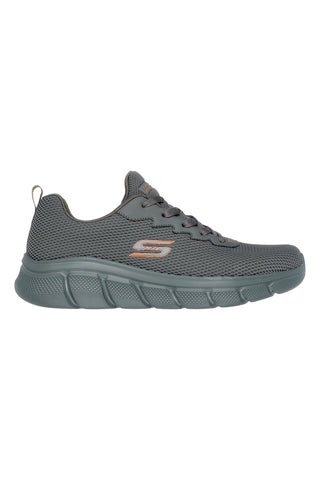 Sive superge iz pletenega materiala z Memory Foam Skechers Bobs B Flex Chill Edge