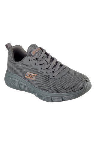 Sive superge iz pletenega materiala z Memory Foam Skechers Bobs B Flex Chill Edge