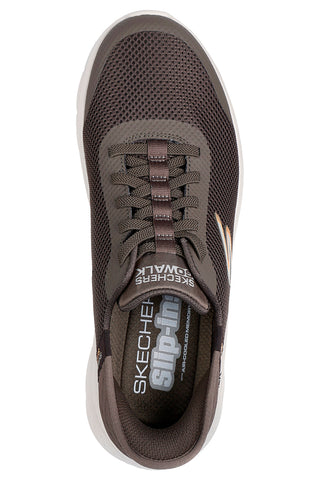 Svetlo sive lahke mrežaste superge Skechers Go Walk Flex Hands Up
