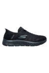 Črni fleksibilni slip-on superge Skechers GO WALK FLEX SMOOTH MOTION