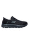 Črni fleksibilni slip-on superge Skechers GO WALK FLEX SMOOTH MOTION