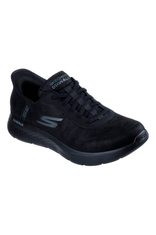 Črni fleksibilni slip-on superge Skechers GO WALK FLEX SMOOTH MOTION