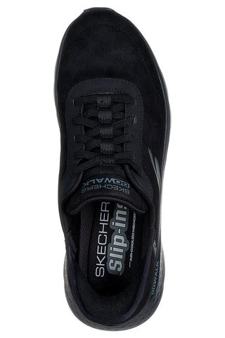 Črni fleksibilni slip-on superge Skechers GO WALK FLEX SMOOTH MOTION