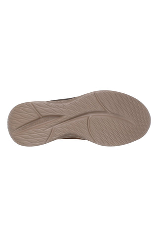 Rjavi usnjeni slip-on čevlji z Memory Foam Skechers Slade Cooper