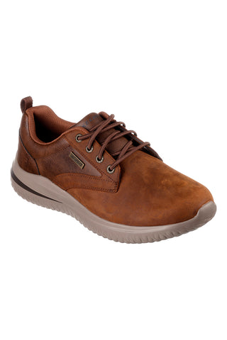 Rjavi nepremočljivi čevlji z memory peno Skechers Delson 3.0 Glavine