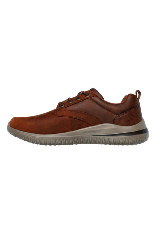 Rjavi nepremočljivi čevlji z memory peno Skechers Delson 3.0 Glavine