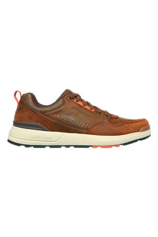Temno rjavi usnjeni športni copati Skechers Rozier Mancer